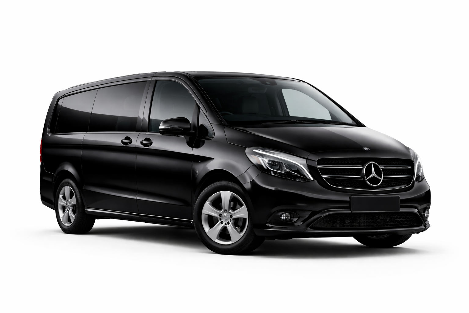 Mercedes-Benz Vito — interior view of private transfer vehicle