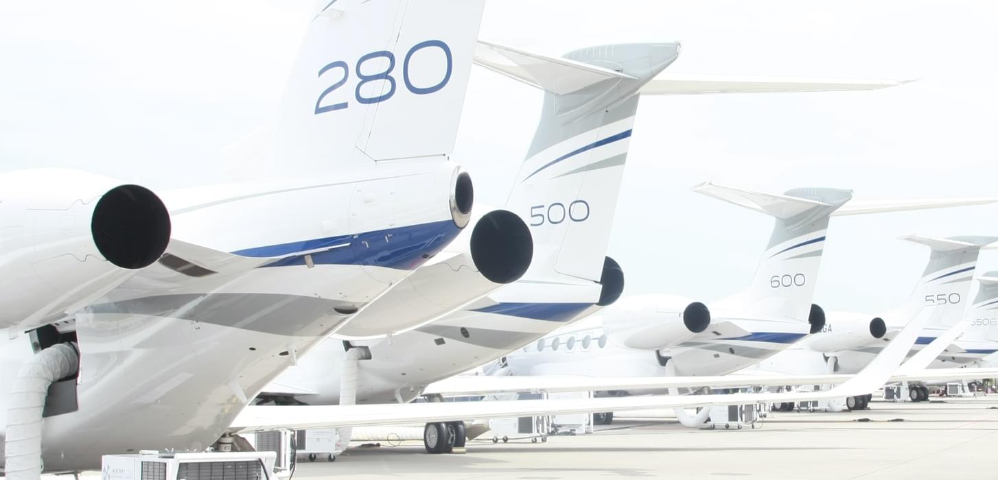 Private jet on tarmac — BlessedWay Air charter flight service