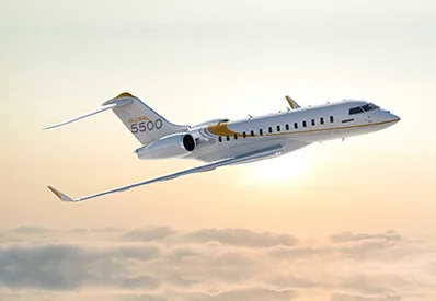 Bombardier Global 5500 private jet